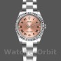 Replique Rolex Oyster Perpetual 26mm Femmes-176234-Pink Diamond Dial-Fluted Bezel Pink