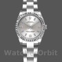 Replique Rolex Oyster Perpetual 26mm Femme-176234-Cadran argenté-Baton bleu argenté