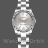Replique Rolex Oyster Perpetual 26mm Femmes-176234-Cadran argenté-Baton rose argenté