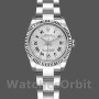 Replique Rolex Oyster Perpetual 26mm Femme-176234-Silver Roman Diamond Dial Argenté