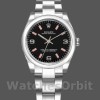 Replique Rolex Oyster Perpetual 31mm Femme-177200-Cadran noir-Pink Baton Black