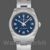 Replique Rolex Oyster Perpetual 31mm Women's-177200-Blue Arabic Dial-Domed Bezel Blue pour femme