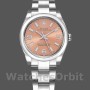 Replique Rolex Oyster Perpetual 31mm Femme-177200-Cadran rose-Colonne bombée rose