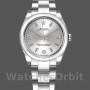 Replique Rolex Oyster Perpetual 31mm Femme-177200-Cadran argenté-marqueurs bleus Argenté