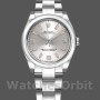 Replique Rolex Oyster Perpetual 31mm Femme-177200-Cadran argenté-Marqueurs roses Argenté