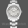 Replique Rolex Oyster Perpetual 31mm Femme-177200-Silver Maxi Arabic Dial Argenté