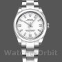 Replique Rolex Oyster Perpetual 31mm Femmes-177200-Cadran arabe blanc-Bracelet d'huître blanc