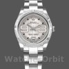 Replique Rolex Oyster Perpetual 31mm Femme-177210-Silver Maxi Arabic Dial Argenté