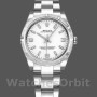 Replique Rolex Oyster Perpetual 31mm Femmes-177210-Stainless Steel-White Dial White Blanc