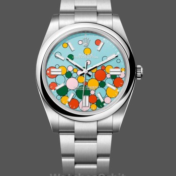 Replique Hommes - Rolex Oyster Perpetual 41-m124300-0008, acier, cadran bleu Bleu