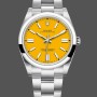 Replique Hommes - Rolex Oyster Perpetual-124300, Oystersteel, cadran jaune Cadran jaune