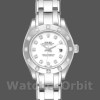 Replique Rolex Pearlmaster 29mm Femme-80319-Cadran blanc-Diamant Luxe