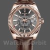 Replique Hommes Rolex Sky-Dweller 42mm Hommes-326135-Dark Rhodium Dial Dark Rhodium
