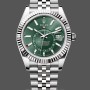 Replique Rolex Oyster Perpetual 31-277200 0007 pour femme, cadran bleu turquoise, Cadran bleu pour femme