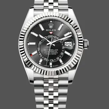 Replique Hommes Rolex Sky-Dweller-m336934 0008, 42mm, Automatique, Jubilé, Cadran noir Noir