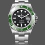 Replique Hommes Rolex Submariner 41mm Men's-126610LV-Green Bezel-Black Dial Black