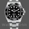 Replique Hommes Rolex Submariner 40mm Hommes-114060-Acier inoxydable-Cadran noir Noir