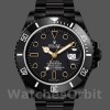Replique Hommes Rolex Submariner 40mm Hommes-116610-Cadran noir-Acier inoxydable Noir