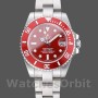 Replique Hommes Rolex Submariner 40mm Hommes-116610-Stainless Steel-Red Dial Red