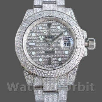 Replique Hommes - Rolex Submariner-116610LN, Diamond Clad, Diamant