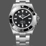 Replique Hommes Rolex Submariner 41mm Hommes-124060-Oyster-Stainless Steel-Black Dial Black