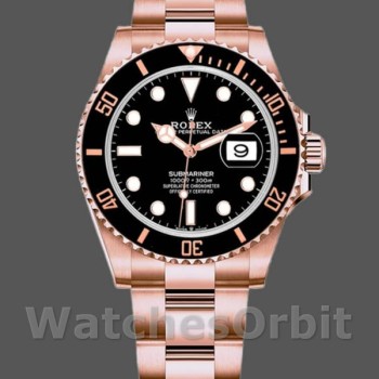 Replique Hommes Rolex Submariner-126605, 41mm, Automatique, Cadran noir, Hommes Noir