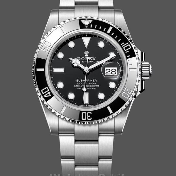 Replique Hommes Rolex Submariner 41mm Hommes-126610LN 0001-Acier inoxydable-Cadran noir Noir