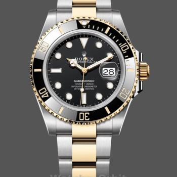 Replique Hommes Rolex Submariner 41mm Hommes-126613LN 0002-Cadran noir-Noir Lunette Noir