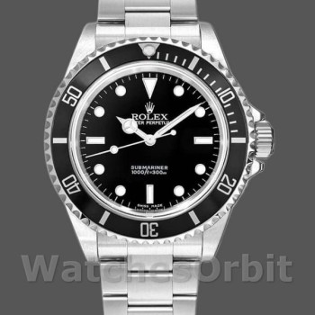 Replique Hommes Rolex Submariner 40mm Hommes-14060M-Cadran noir-Boîtier en acier inoxydable Noir