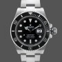 Replique Hommes Rolex Submariner 40mm Hommes-16610-Acier inoxydable-Cadran noir Noir