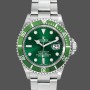 Replique Hommes Rolex Submariner 40mm Hommes-16610-Acier inoxydable-Diagramme Vert Vert