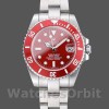 Replique Hommes Rolex Submariner 40mm Hommes-16610-Stainless Steel-Refinished Red Dial Rouge Rouge