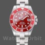 Replique Hommes Rolex Submariner 40mm Hommes-16610-Stainless Steel-Refinished Red Dial Rouge Rouge