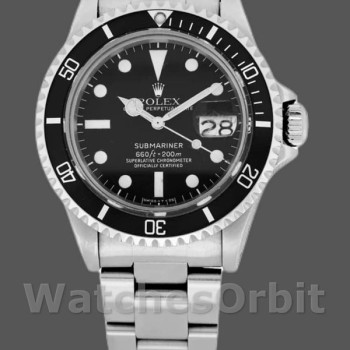 Replique Hommes Rolex Submariner 40mm Hommes-1680-Noir Lunette-Noir Cadran Noir