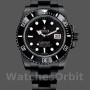 Replique Hommes Rolex Submariner Date 40mm Hommes-116610LN-Cadran noir-Acier inoxydable PVD/DLC noir