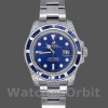 Replique Hommes Rolex Submariner Date 40mm Hommes-116610LN-Custom Diamond-Stainless Steel-Blue Dial Blue