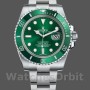 Replique Hommes Rolex Submariner Date 40mm Hommes-116610LV-Stainless Steel-Oyster-Green Dial Green