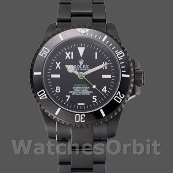 Replique Hommes Rolex Submariner 41mm Hommes-PR16233BBL-Cadran noir-Automatique Noir