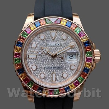 Replique Hommes - Rolex Yacht-Master-116695SATS, 40mm, diamant pavé