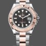 Replique Hommes - Rolex Yacht-Master 126621-40mm, Everose Gold, Black Dial, Homme Noir