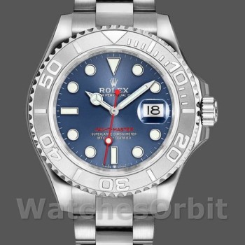 Replique Hommes - Rolex Yacht-Master 126622-40mm, lunette en platine, cadran bleu, Hommes Bleu