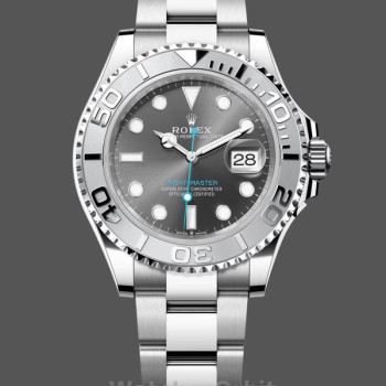 Replique Hommes - Rolex Yacht-Master 126622-40mm, lunette en platine, cadran gris rhodium foncé, Hommes - Gris rhodium