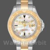 Replique Hommes Rolex Yacht-Master 40mm-16623-Steel & Yellow Gold-MOP White Dial MOP