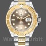 Replique Hommes Rolex Yacht-Master 40mm Hommes-16623-Steel & Yellow Gold-Rhodium Grey Dial Grey<br />
