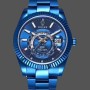 Replique Hommes Rolex Sky-Dweller Blue DLC 40MM Acier inoxydable Cadran bleu Hommes