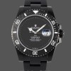 Replique Hommes Rolex Submariner DIW Parakeet Edition 41MM Carbon Fiber Bezel Black Dial Cadran noir